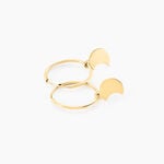 Cr&eacute;oles Belita Or Jaune - Boucles d'oreilles cr&eacute;oles Femme | Histoire d&rsquo;Or