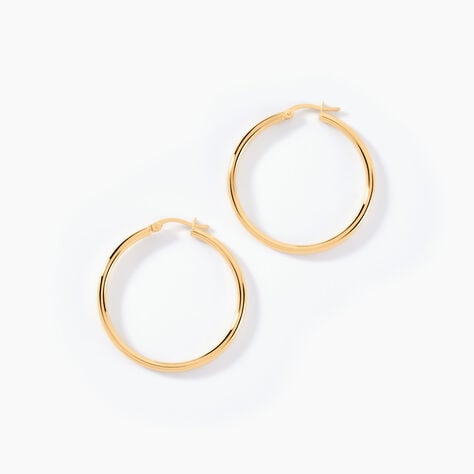 Créoles Verania Or Jaune - Boucles d'oreilles créoles Femme | Histoire d’Or