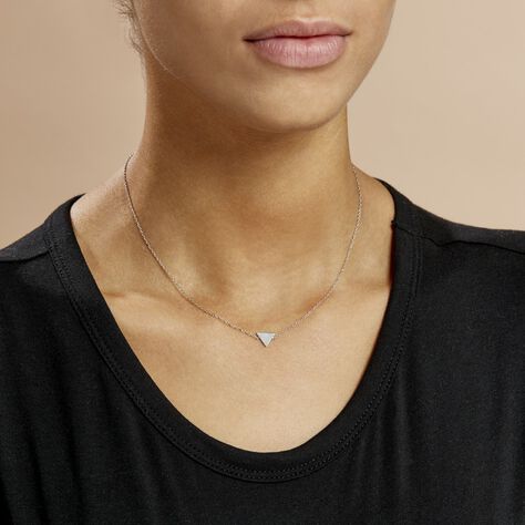 Collier Trilia Argent Blanc - Colliers fantaisie Femme | Histoire d’Or