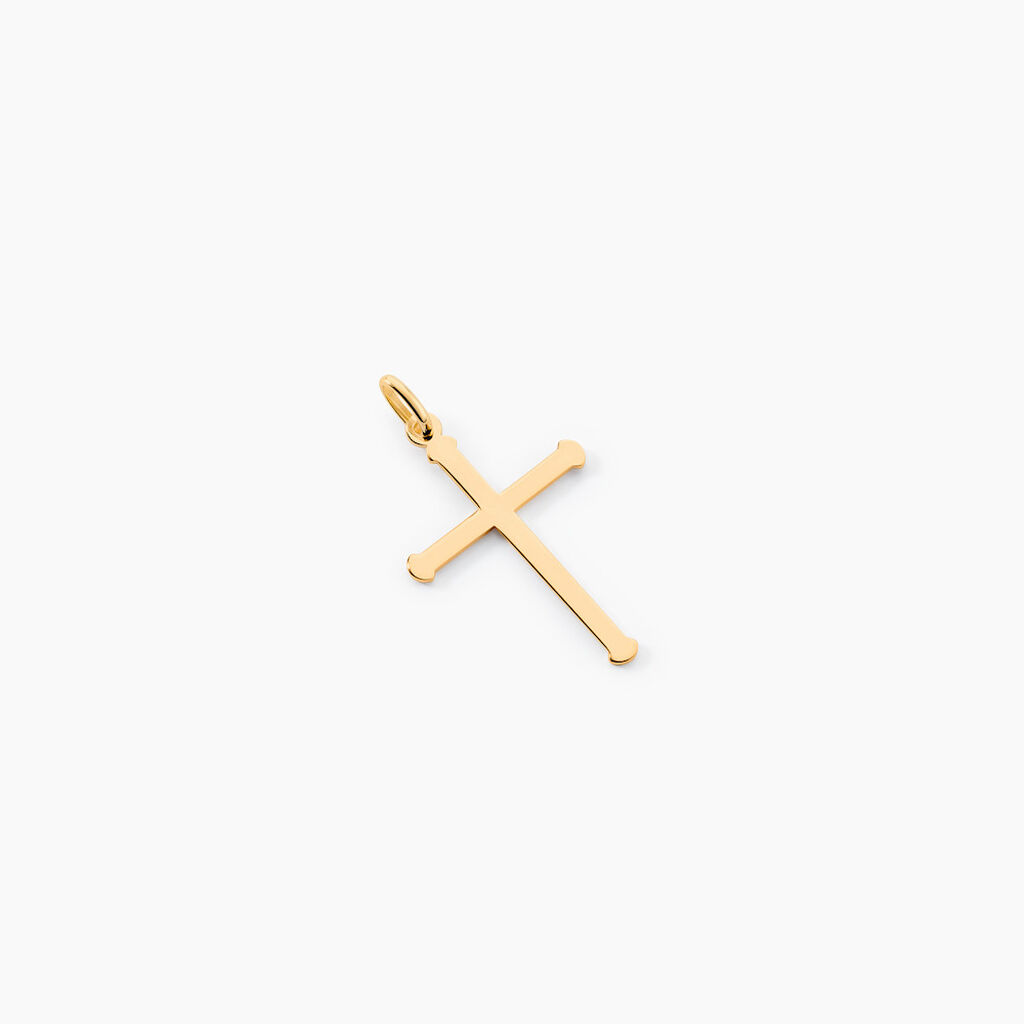 Pendentif Alyssa Croix Or Jaune - Pendentifs Communion Femme | Histoire d’Or