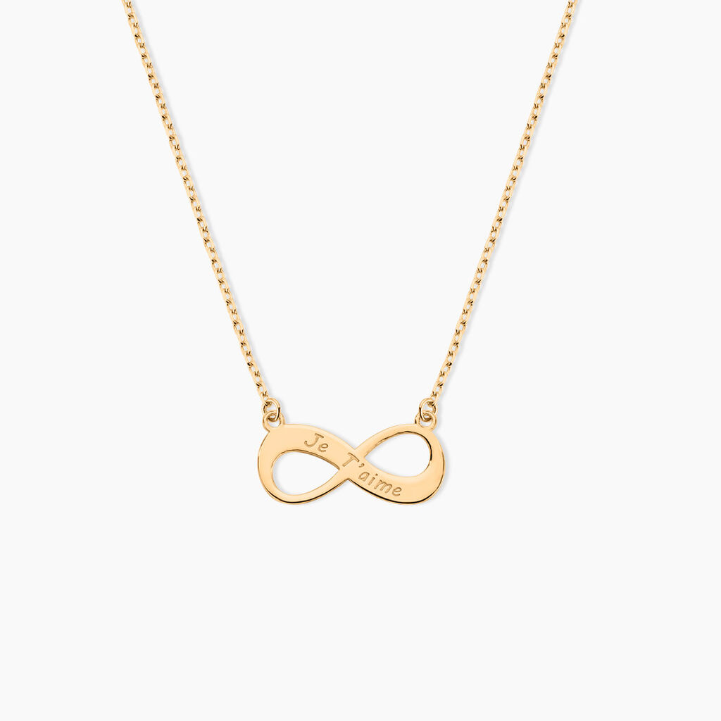 Collier Plaqu&eacute; Or Jaune Sammie - F&ecirc;te des m&egrave;res Femme | Histoire d&rsquo;Or