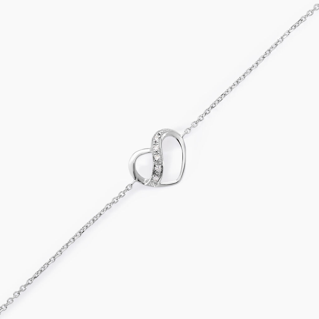 Bracelet Or Blanc Juliane Diamants - Bracelets Femme | Histoire d’Or