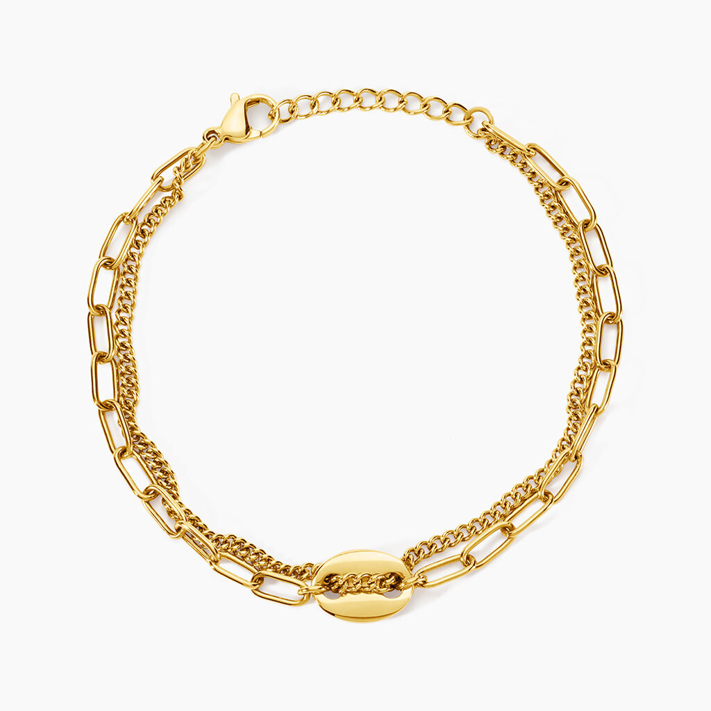 Bracelet Numah Acier Jaune - Bracelets Femme | Histoire d&rsquo;Or