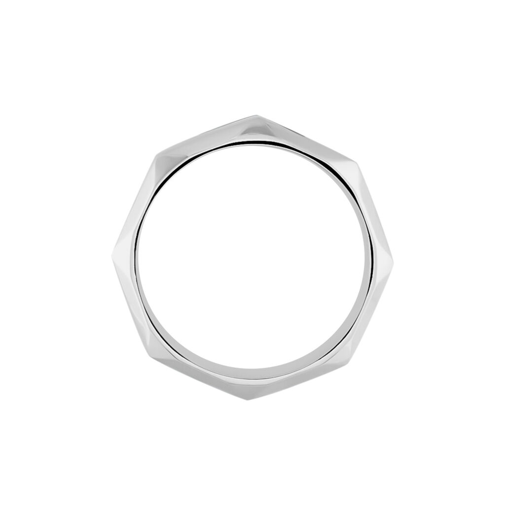 Bague Acier Gris Vasso - Bagues fantaisie Femme | Histoire d’Or