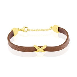 Bracelet Laetus Acier Jaune - Bracelets Croix Femme | Histoire d’Or