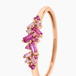 Bague Rio Argent Rose Oxyde De Zirconium - Bagues avec pierre Femme | Histoire d&rsquo;Or