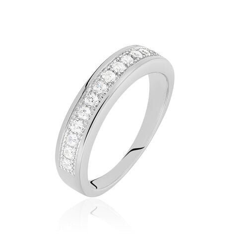 Bague Cecelia Argent Blanc Oxyde De Zirconium - Bijoux avec pierres Femme | Histoire d&rsquo;Or