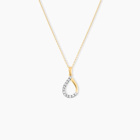 Collier Chrystalise Or Jaune Diamant - Colliers Femme | Histoire d’Or