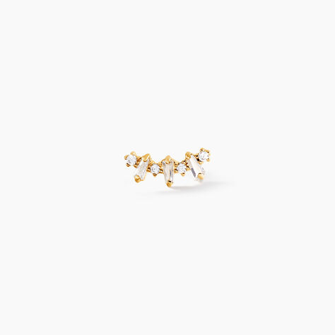 Piercing D'oreille Unitaire Marcus Or Jaune Oxyde De Zirconium - Bijoux Femme | Histoire d’Or