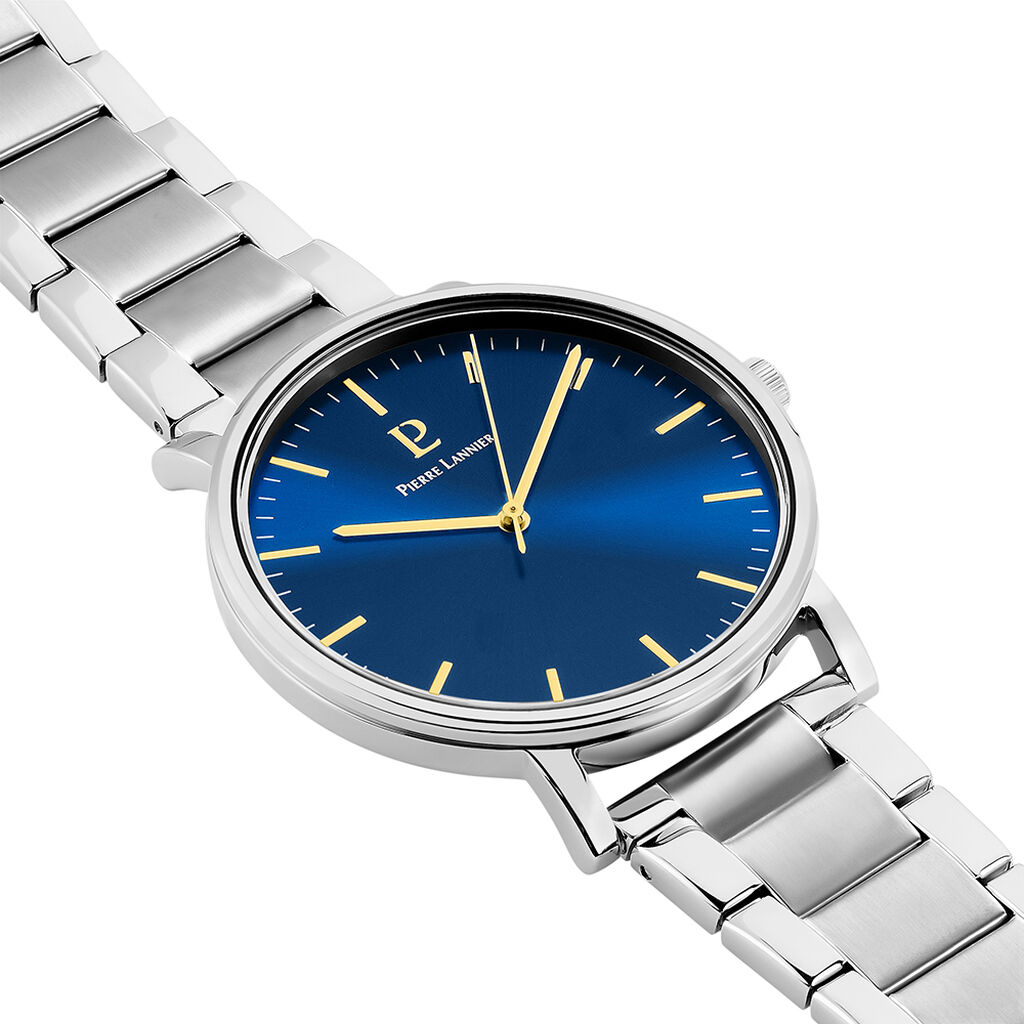 Montre Pierre Lannier Essential Bleu - Montres Homme | Histoire d’Or
