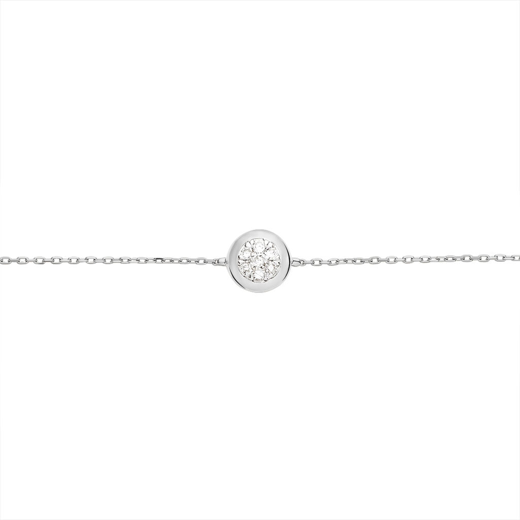 Bracelet Hajila Or Blanc Diamant - Bracelets Femme | Histoire d’Or