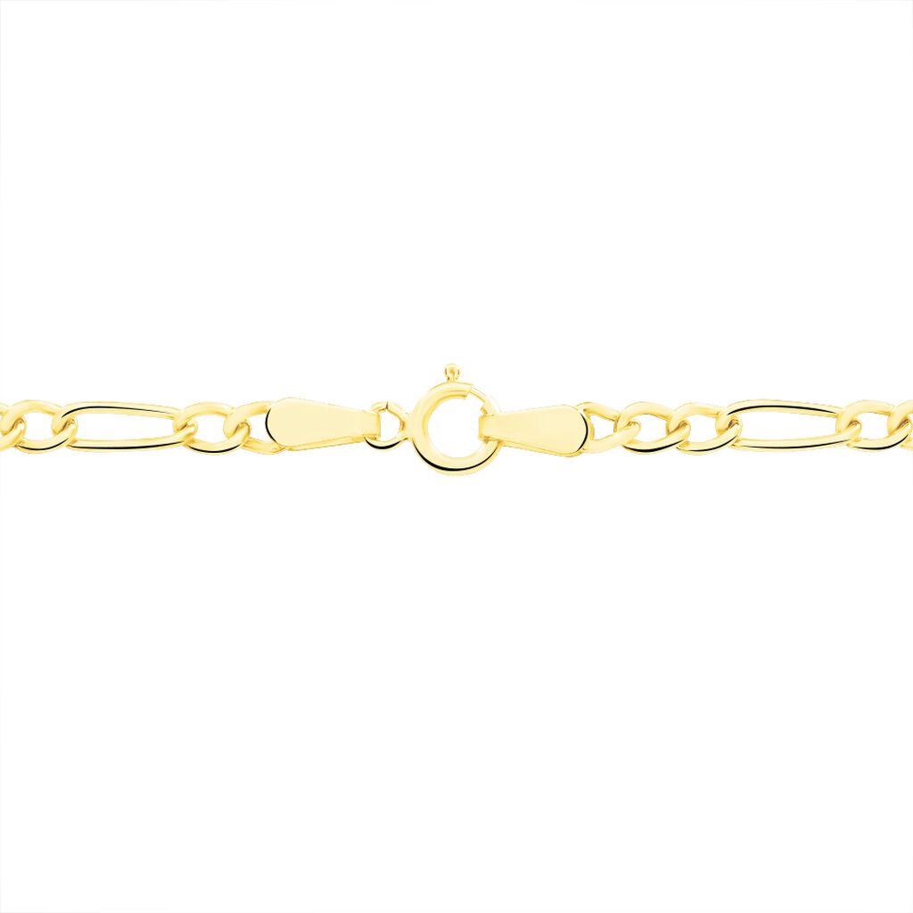 Cha&icirc;ne Valene Maille Altern&eacute;e 1/3 Or Jaune - Chaines Femme | Histoire d&rsquo;Or
