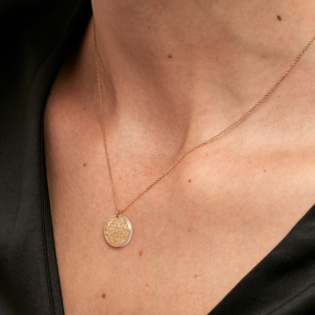 Collier Naïade Or Jaune Nacre - Colliers Femme | Histoire d’Or