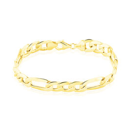 Bracelet Cameo Maille Alternee 1/3 Or Jaune - Bracelets chaîne Homme | Histoire d’Or