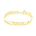 Bracelet Cameo Maille Alternee 1/3 Or Jaune - Bracelets chaîne Homme | Histoire d’Or
