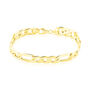 Bracelet Cameo Maille Alternee 1/3 Or Jaune