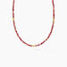 Collier Cyclades Argent Jaune Rhodonite - Ras de cou Femme | Histoire d’Or