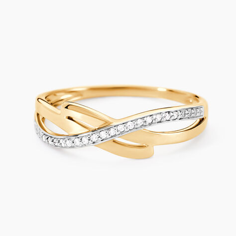 Bague Seraphia Or Jaune Diamant - Bagues avec pierre Femme | Histoire d&rsquo;Or