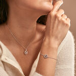 Bracelet Court Argent Blanc Ayeline Oxyde De Zirconium - Bracelets Femme | Histoire d&rsquo;Or