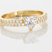 Bague Monelle Or Jaune Oxyde De Zirconium - Bagues solitaires Femme | Histoire d’Or