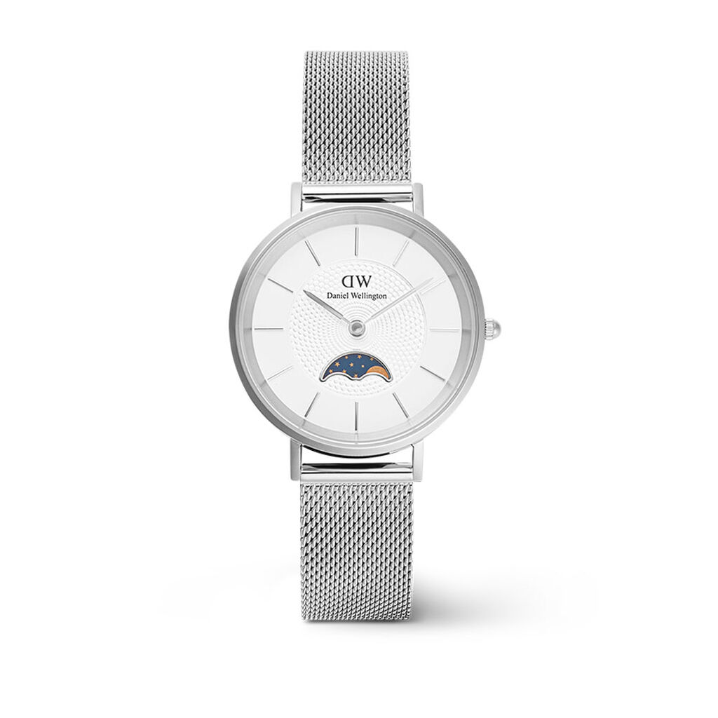 Montre Daniel Wellington Petite Moonphase Blanc - Montres Femme | Histoire d’Or