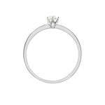 Bague Solitaire Natalia Pl Platine Blanc Diamant - Bagues solitaires Femme | Histoire d&rsquo;Or