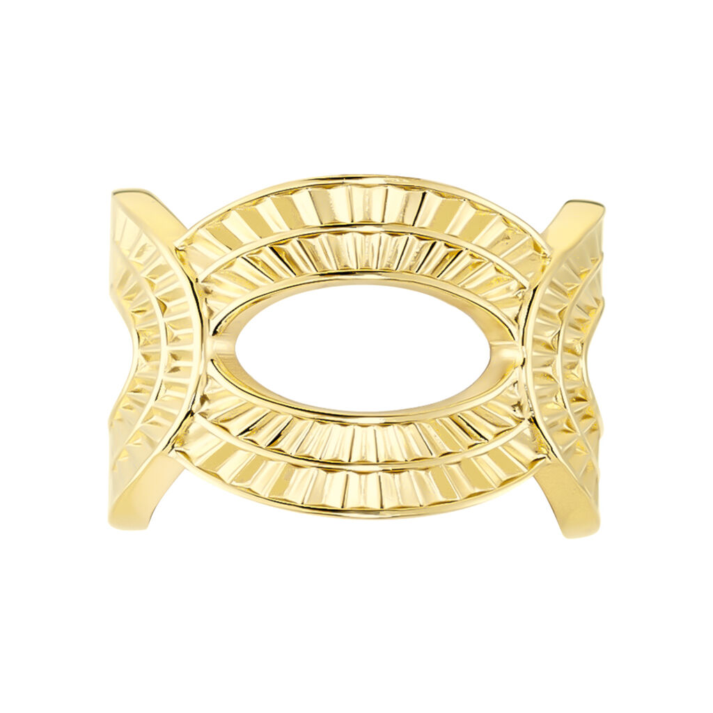 Bague Ajustable Agostino Acier Dor&eacute; - Bagues fantaisie Femme | Histoire d&rsquo;Or