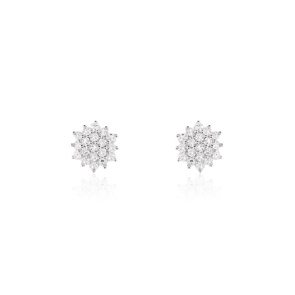 Boucles D'oreilles Puces Caliopee Or Jaune Diamant - Clous d'oreilles Femme | Histoire d’Or