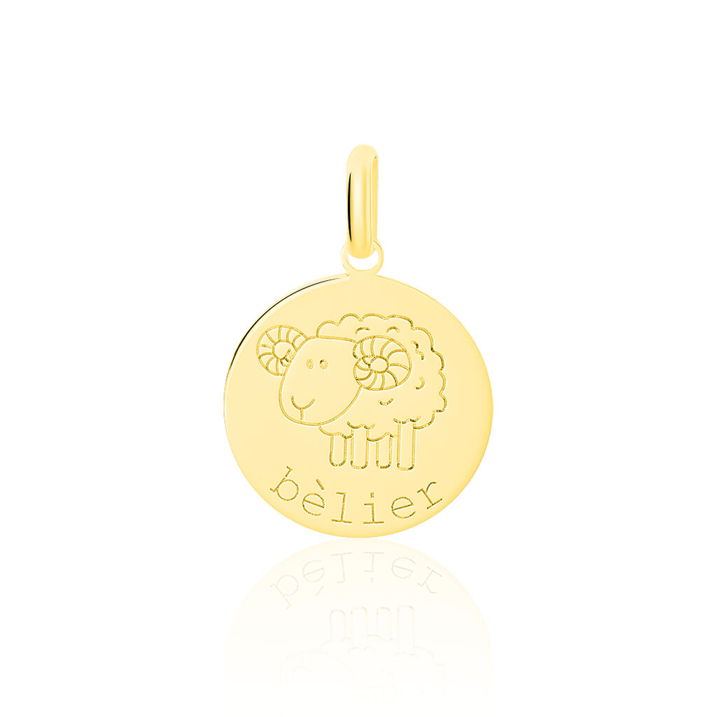 Pendentif Jannila Zodiaque Or Jaune - Cadeaux de naissance Enfant | Histoire d’Or