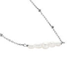 Collier Blaine Argent Blanc Perle De Culture - Colliers fantaisie Femme | Histoire d&rsquo;Or