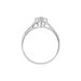 Bague Neptune Or Blanc Diamant - Bagues solitaires Femme | Histoire d’Or