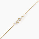 Bracelet Jardins D'hiver Plaqu&eacute; Or Jaune Oxyde De Zirconium - Bracelets Femme | Histoire d&rsquo;Or