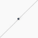 Bracelet Or Blanc Onora Saphir - Bracelets Femme | Histoire d&rsquo;Or