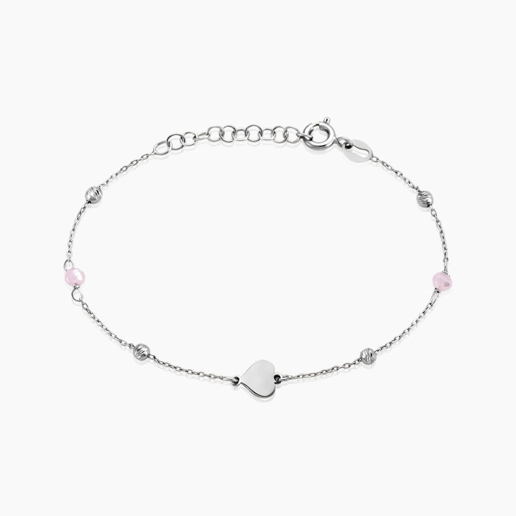 Bracelet Onelia Argent Blanc Cristal