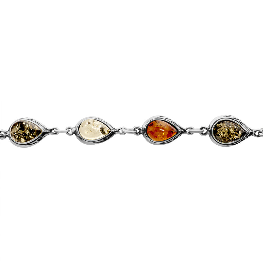 Bracelet Argent Blanc Fallone Ambres - Bracelets Femme | Histoire d’Or
