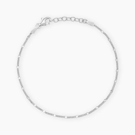 Bracelet Mindie Argent Blanc - Nouveautés bijoux Femme | Histoire d’Or