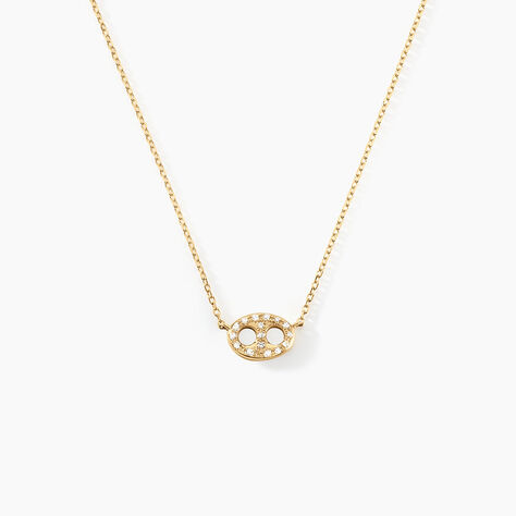 Collier Antun Or Jaune Diamant - Colliers Femme | Histoire d’Or