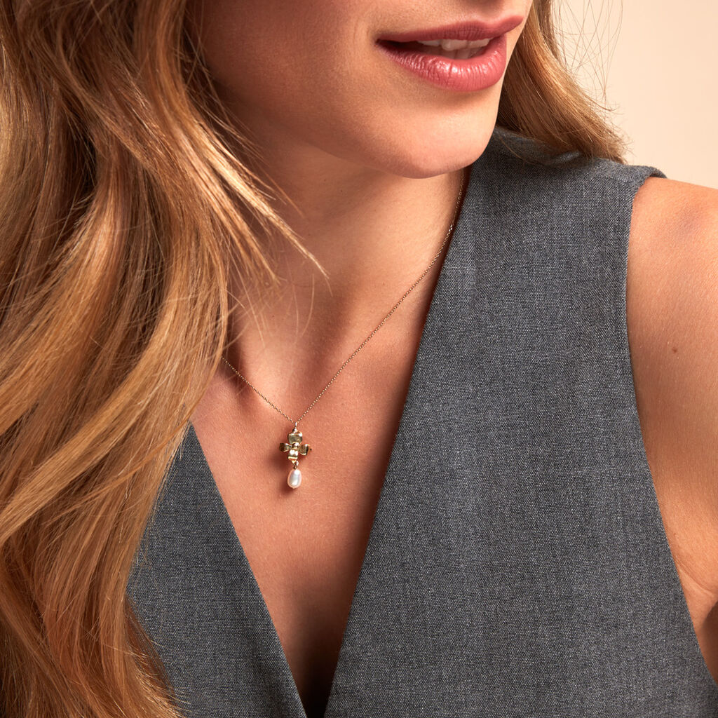 Collier Audley Or Jaune Perle De Culture - Colliers Femme | Histoire d’Or