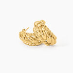 Creoles Doria Acier Jaune - Boucles d'oreilles cr&eacute;oles Femme | Histoire d&rsquo;Or