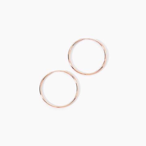 Cr&eacute;oles Dominae Or Rose - Boucles d'oreilles cr&eacute;oles Femme | Histoire d&rsquo;Or