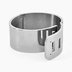 Bracelet Manchette Japon Acier Blanc - Bracelets manchettes Femme | Histoire d&rsquo;Or