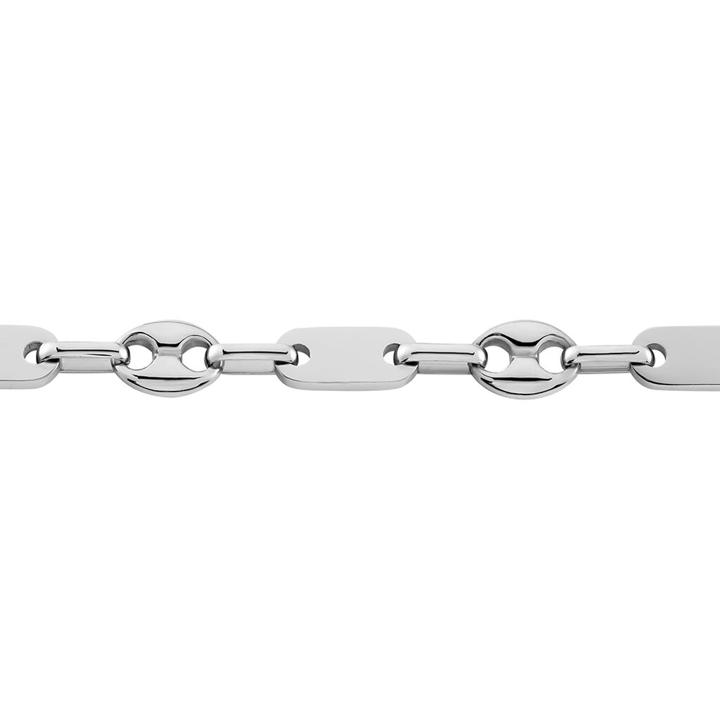 Bracelet Kobe Acier Blanc - Bracelets Homme | Histoire d’Or