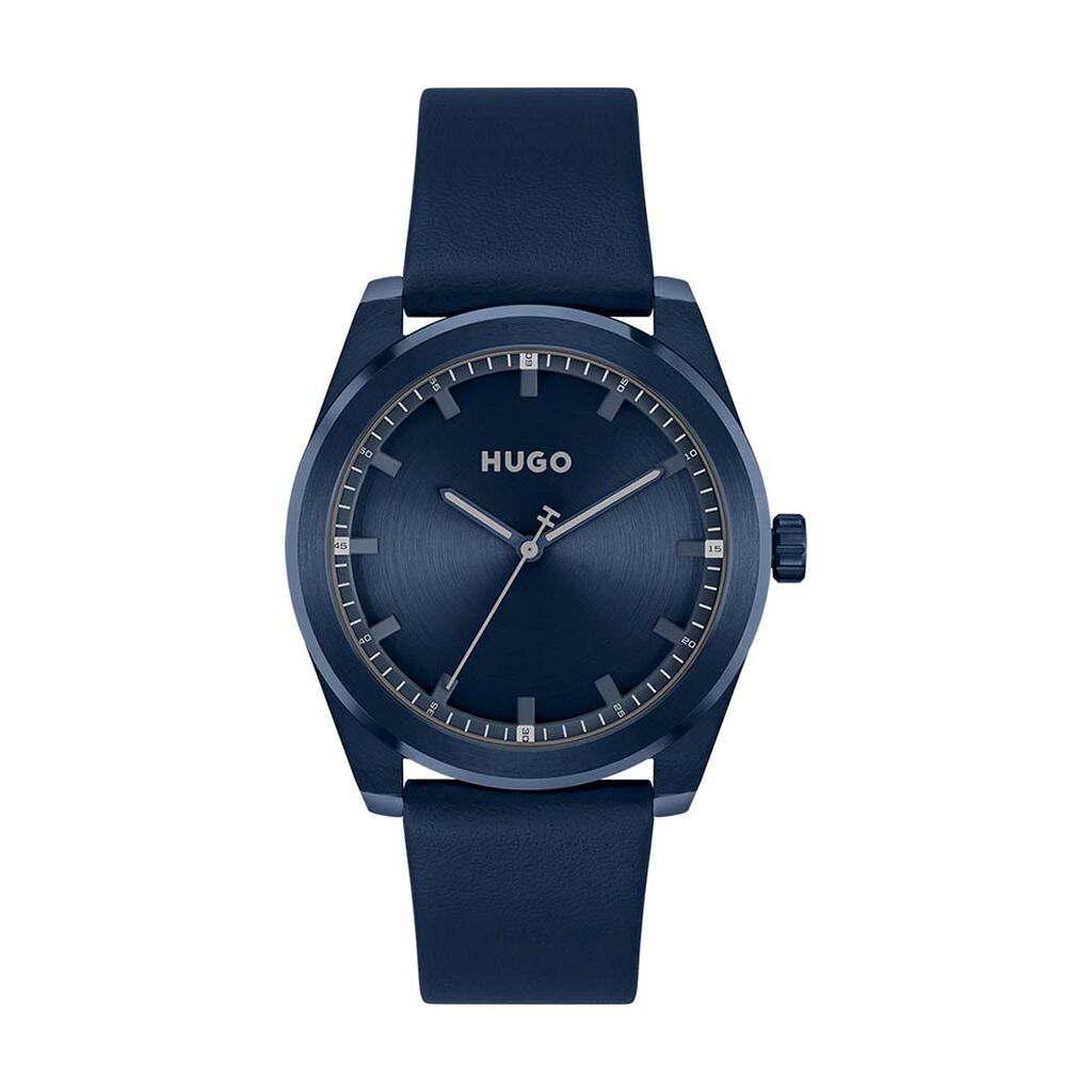 Montre Hugo Bright Bleu - Montres Homme | Histoire d’Or