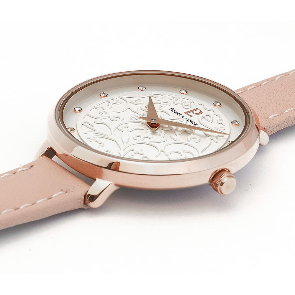 Montres Pierre Lannier 450B905 Acier Boucle Ardillon Rose Ronde -  HIMFRQW3360 • Histoire d'Or