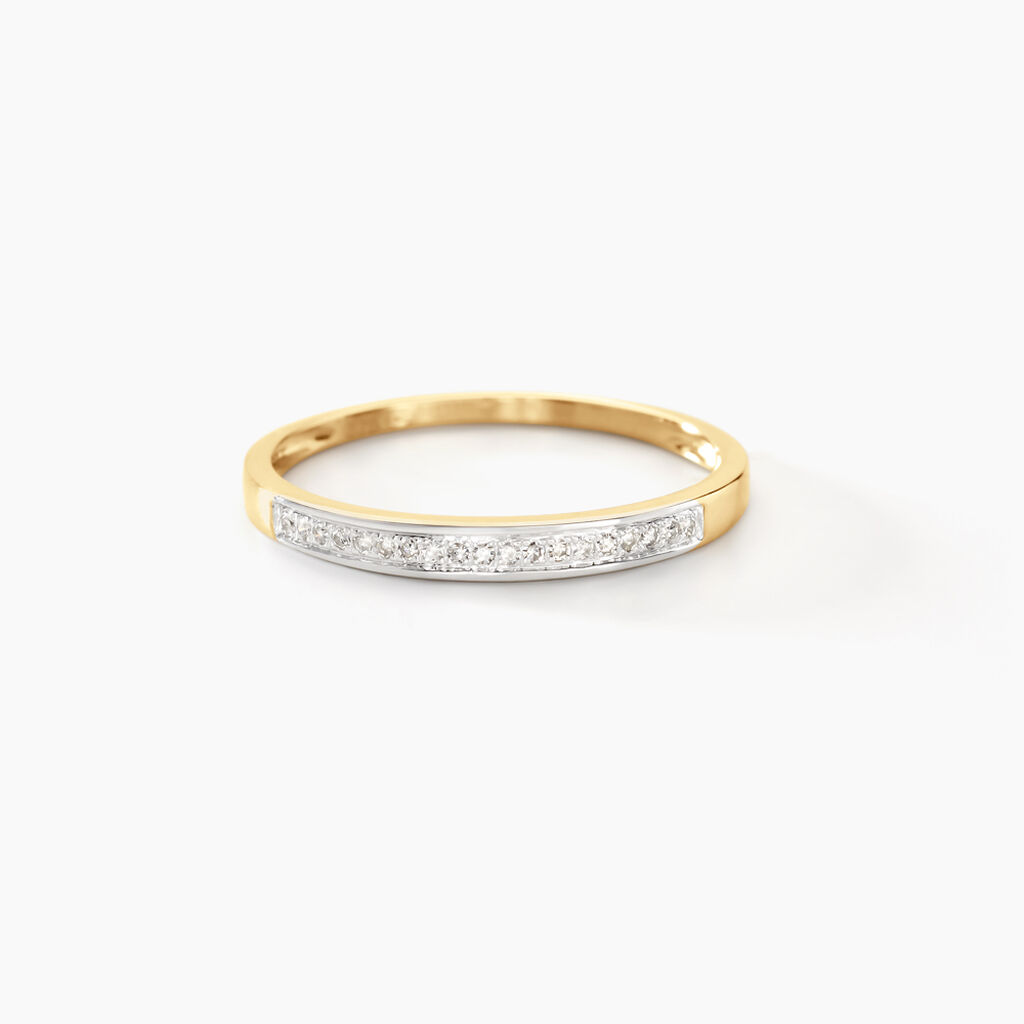 Alliance Aileen Or Jaune Diamant - Alliances Femme | Histoire d’Or