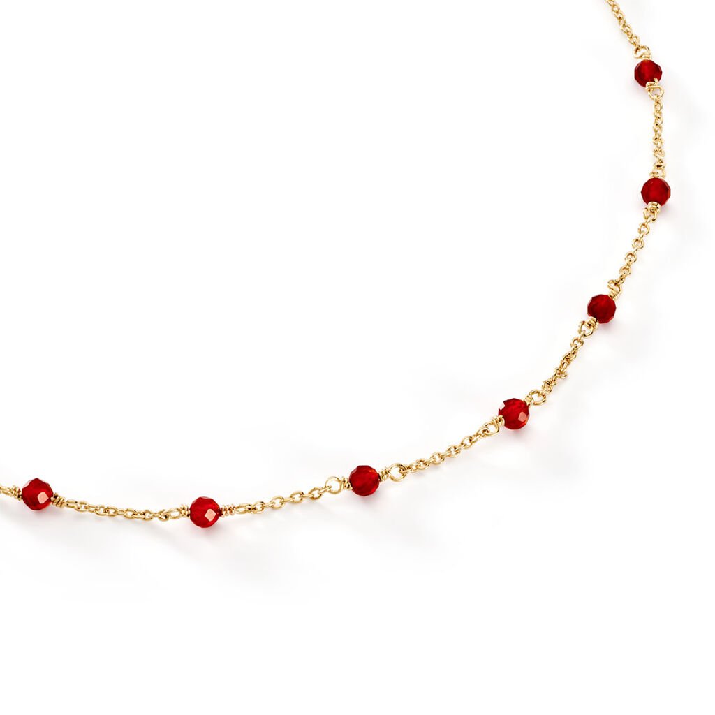 Collier Calliope Plaqué Or Doré Agate - Colliers Femme | Histoire d’Or