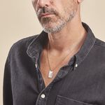 Collier Argent Blanc Djimy - Colliers Homme | Histoire d&rsquo;Or