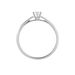 Bague Solitaire Veronika Or Blanc Diamant - Bagues solitaires Femme | Histoire d’Or