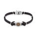 Bracelet Paulette Acier Blanc - Bracelets cordon Homme | Histoire d’Or