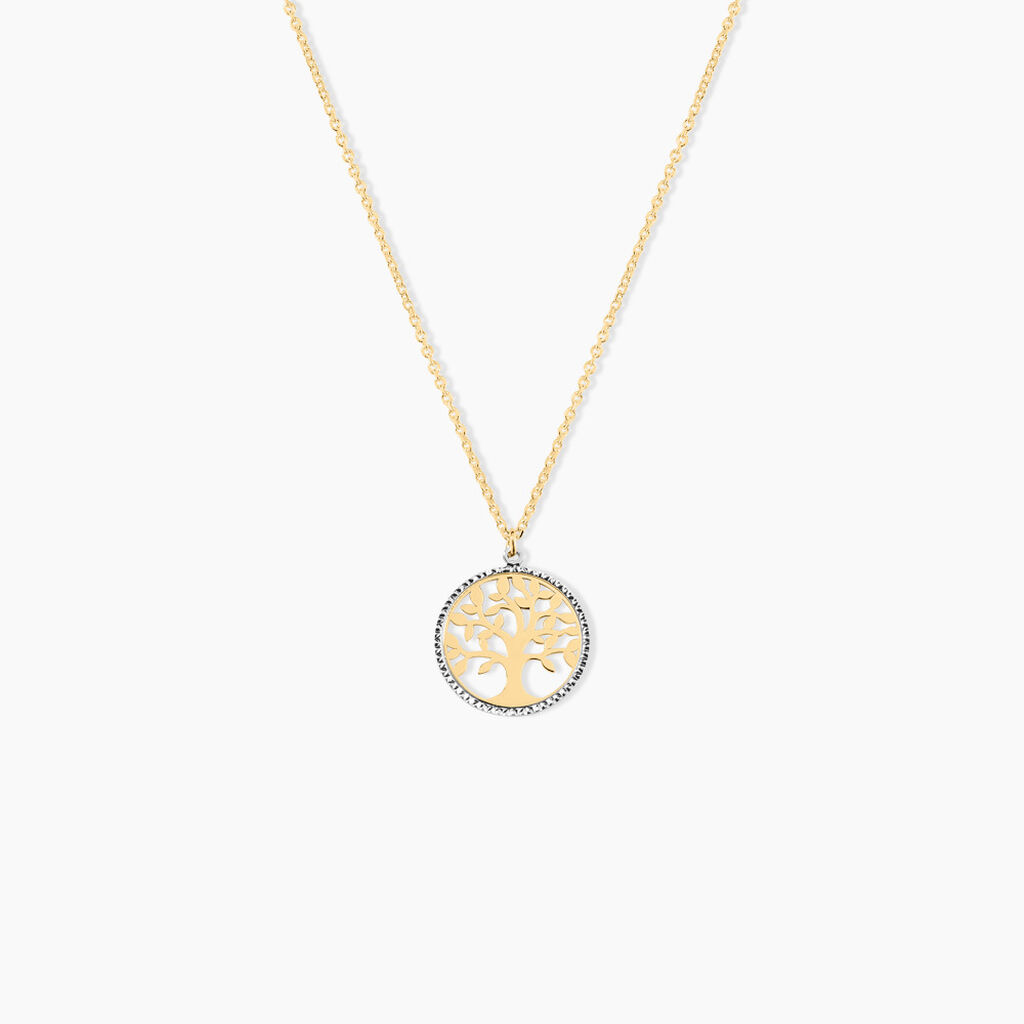 Collier Or Bicolore Solidage